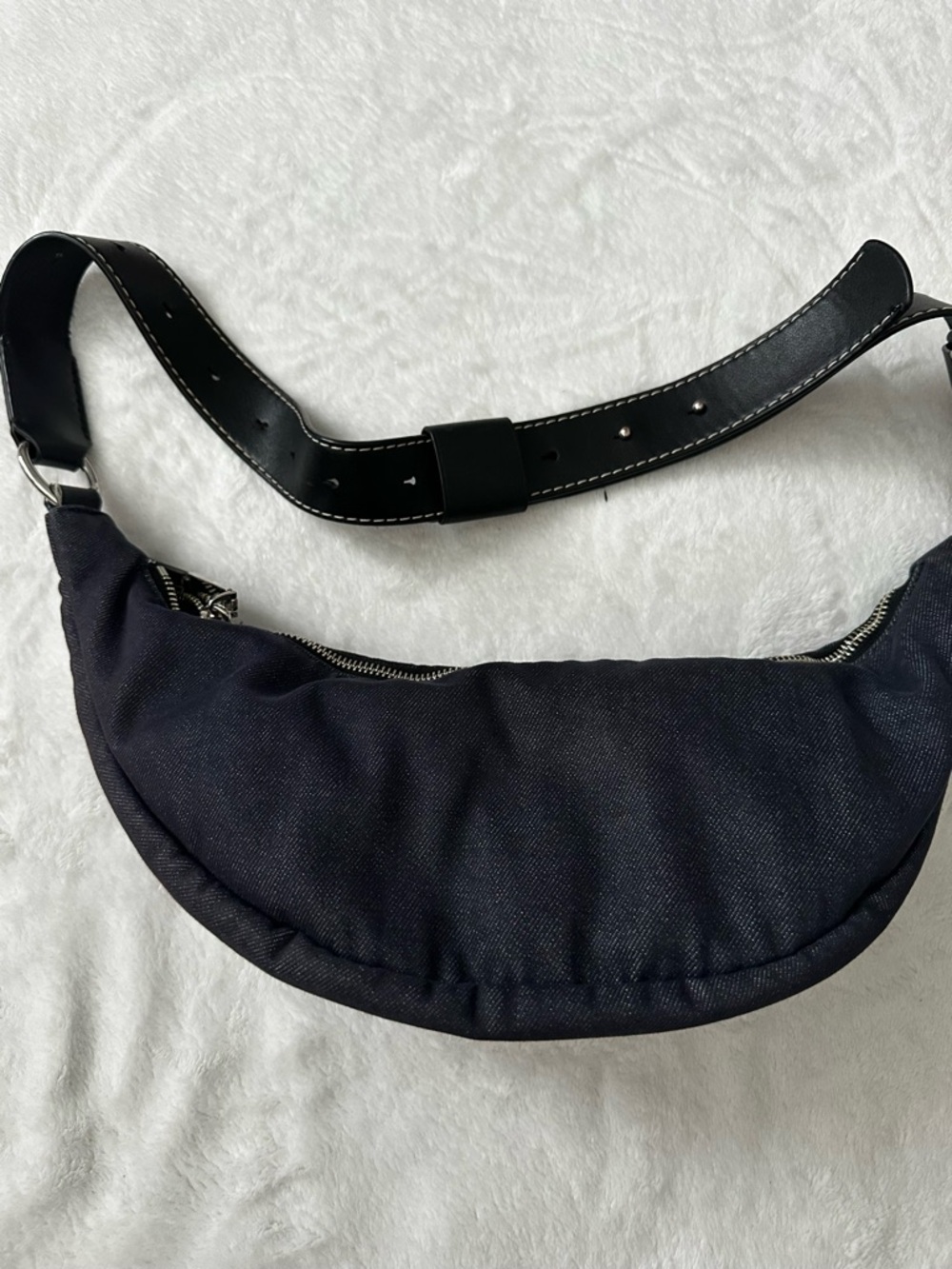 Proenza Schouler White Label Denim Stanton Sling Bag - Picture 3 of 16
